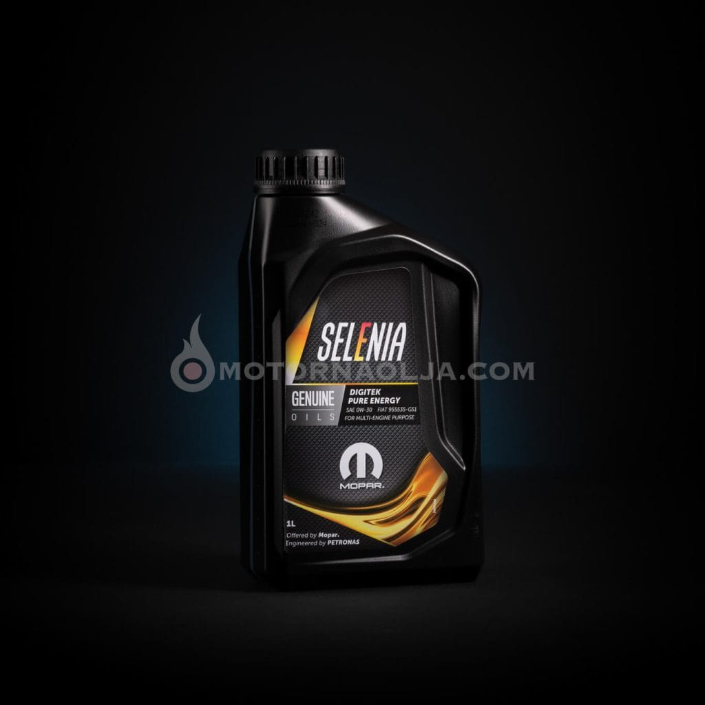 Selenia Digitek Pure Energy 0W-30 sintetično motorno olje za Fiat in Alfa Romeo motorje