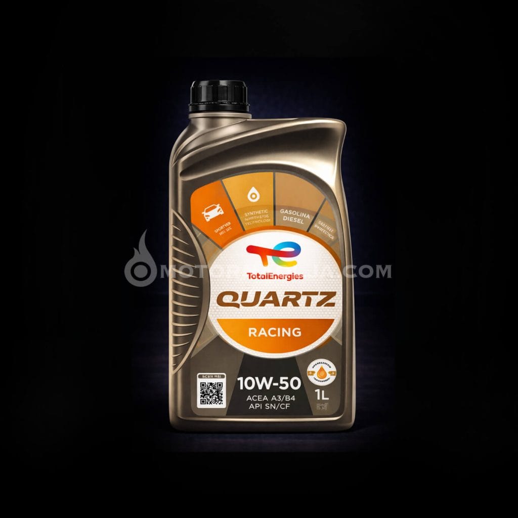 Total Quartz Racing 10W-50 motorno olje za športno vožnjo originalna embalaža