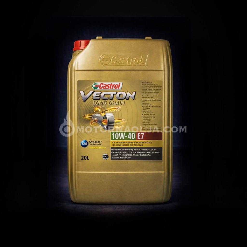 Castrol Vecton Long Drain E7 10W-40 motorno olje za tovorna vozila originalna embalaža